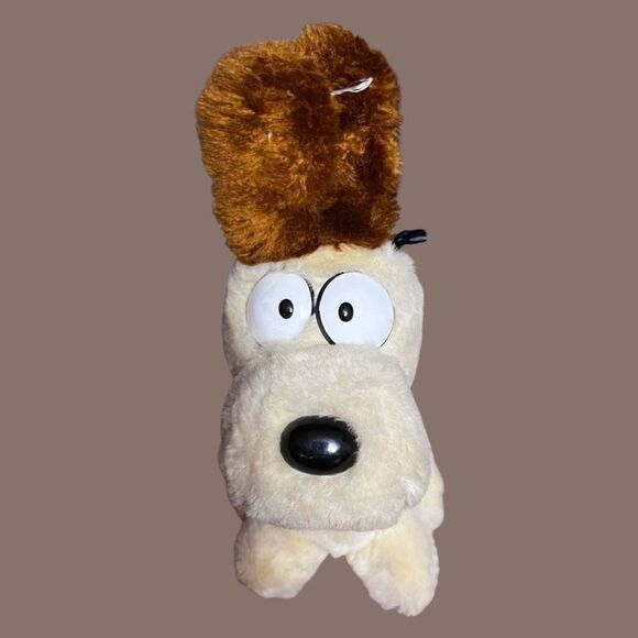 Vintage 1983 Odie United Feature Syndicate Dakin Plush Garfield The Cat Cartoon - Picture 1 of 5